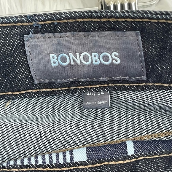 Bonobos Jeans Men’s 40X34 Slim Fit Straight Leg Dark Wash - Picture 9 of 9